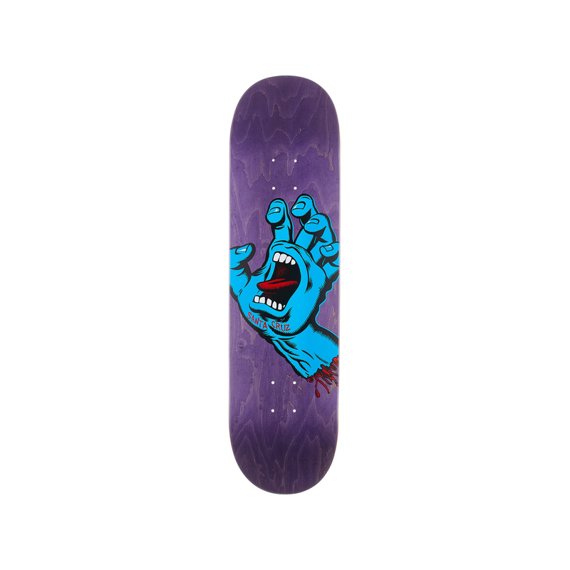 Screaming Hand 8.375" SANTA CRUZ Skateboard Deck