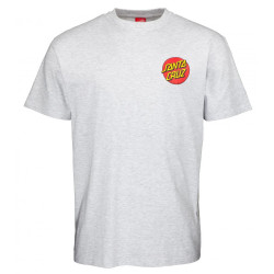 Santa Cruz Classic Dot Chest T-Shirt Athletic Heather