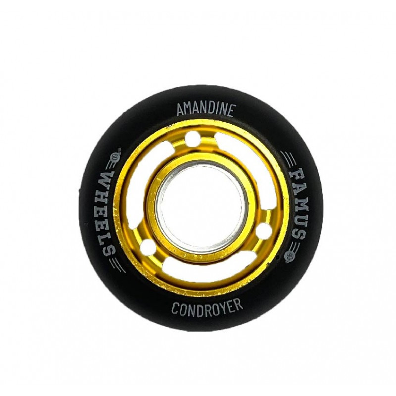 Roues Amandine Condroyer 60mm 90A Gold x4 FAMUS Wheels