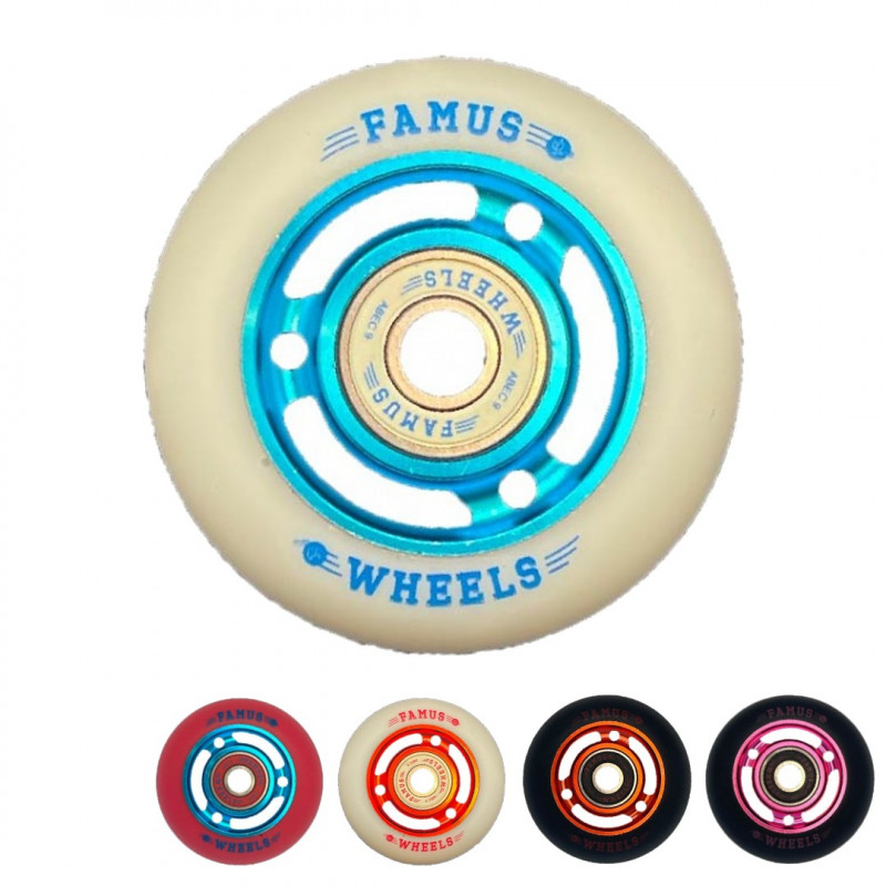 Roues 3 Spokes 64mm 92A x4 FAMUS Wheels