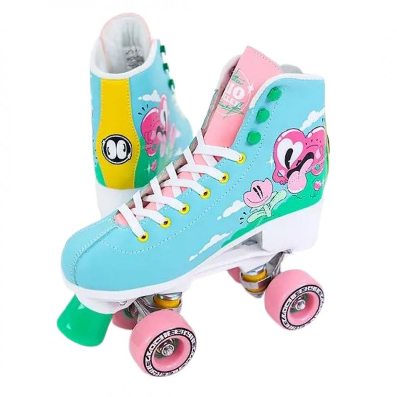 Set patins à roulettes + coudières + genouillères - Cars - La