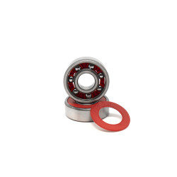 Roulements Super 0 Abec 5 Silver/Red x8 MOSAIC