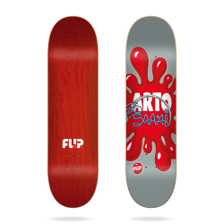 Saari Splat Grey 8.25" FLIP Skateboard Deck