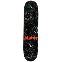 Minimalist R7 Black White 8.25" ALMOST Skateboard Deck