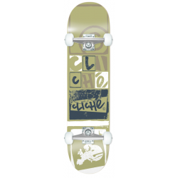 Letter Press Gold 7.75" CLICHé Complete Skateboard