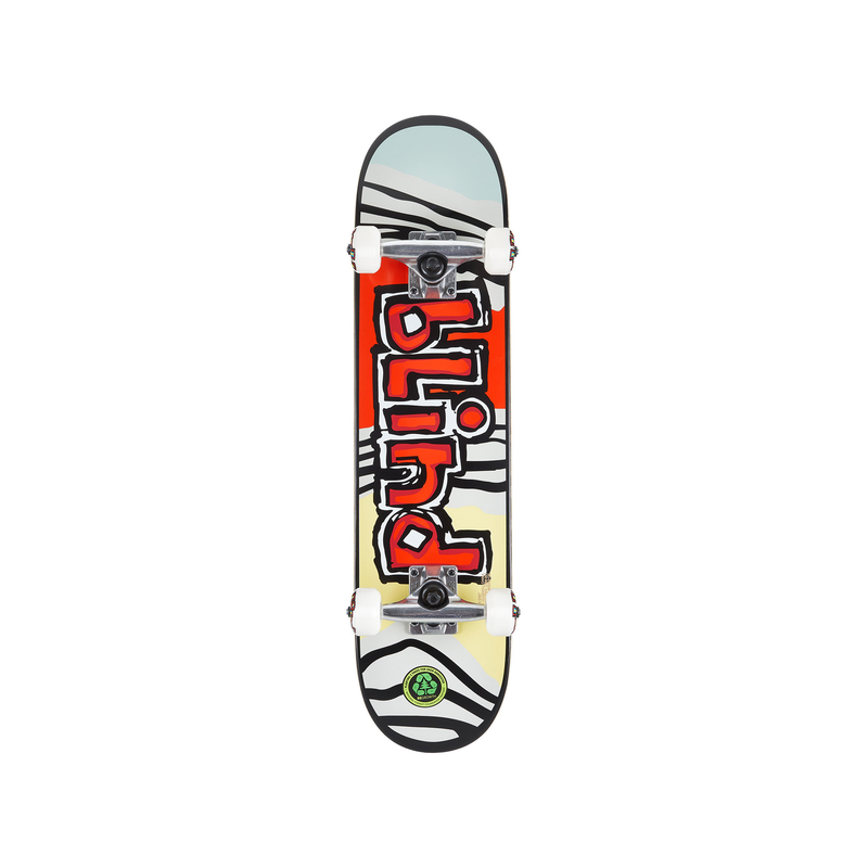 OG Tiger Stripe Red Orange 7" BLIND Skateboard