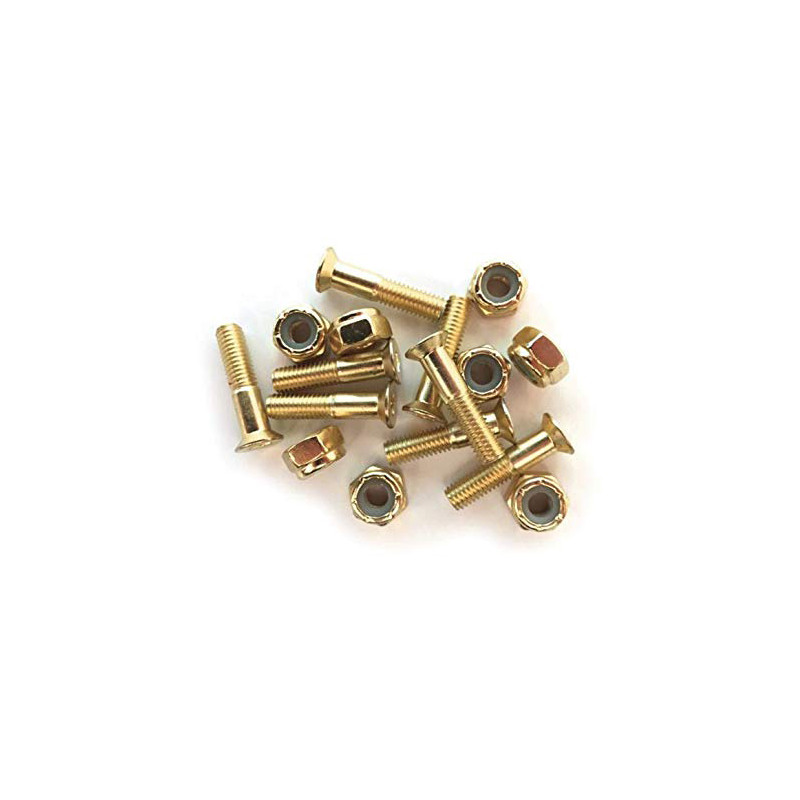 ALMOST Skateboard Gold Mouth Allen Screws x8