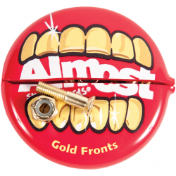 ALMOST Skateboard Gold Mouth Allen Screws x8