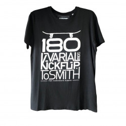 T-shirt Woospark 180 Varial Kickflip to Smith