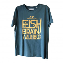 T-shirt Woospark Fish Brain Wall 180