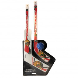 NHL Blackhawks 2 Mini Stick + Foam Ball Kit