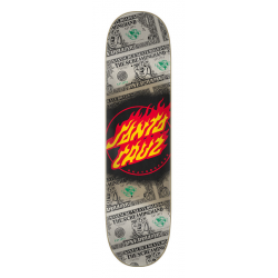 Dollar Flame Dot 8" SANTA CRUZ Skateboard Deck