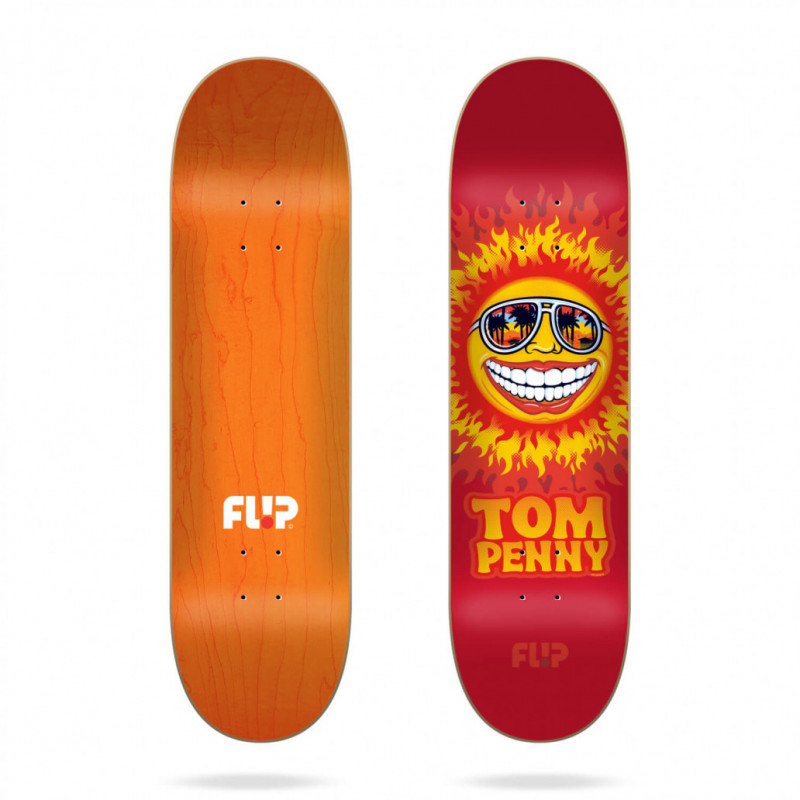Penny Sun Red 8.125" FLIP Skateboard Deck
