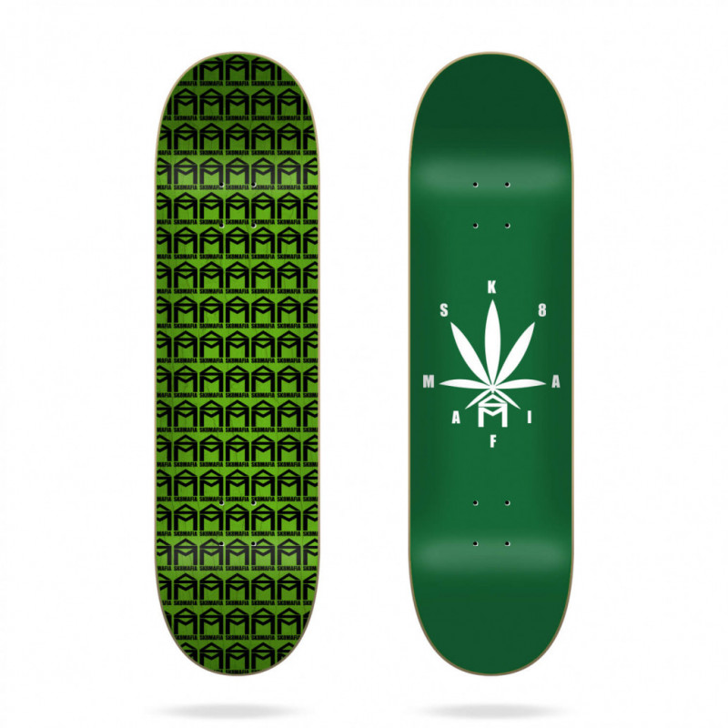 How High Green 8" SK8MAFIA Skateboard Deck