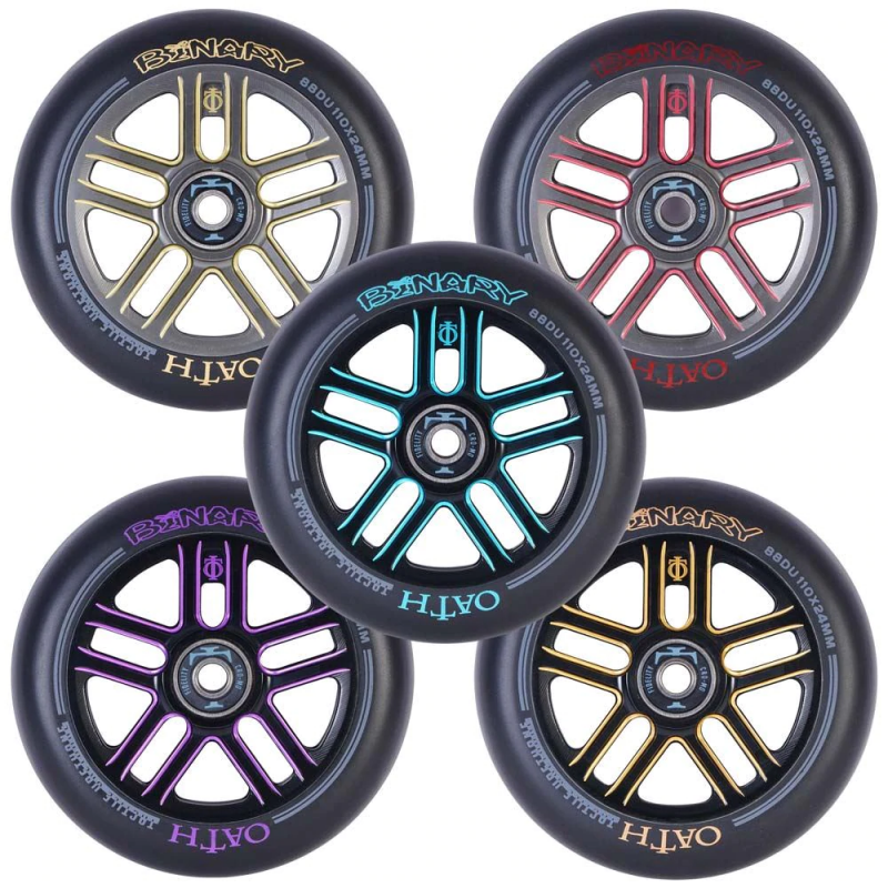 Binary 110mm 88A x2 OATH Freestyle Scooter Wheels
