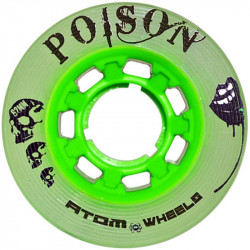 Roues Poison Slim 62mmx38mm 84A X4 ATOM Wheels