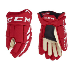 CCM Jet Speed FT475 Red Senior Gloves