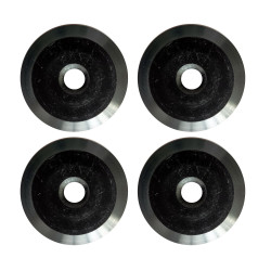 ROCES PVC Grind Kit 42mm 100A 8mm Black x4