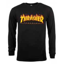 THRASHER Flame Logo Long Sleeves T-Shirt