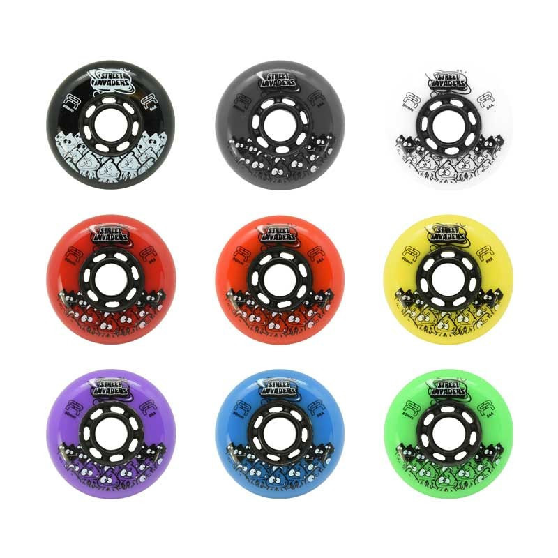 Roues de Roller Street Invaders 80mm 84A x4 FR Skates