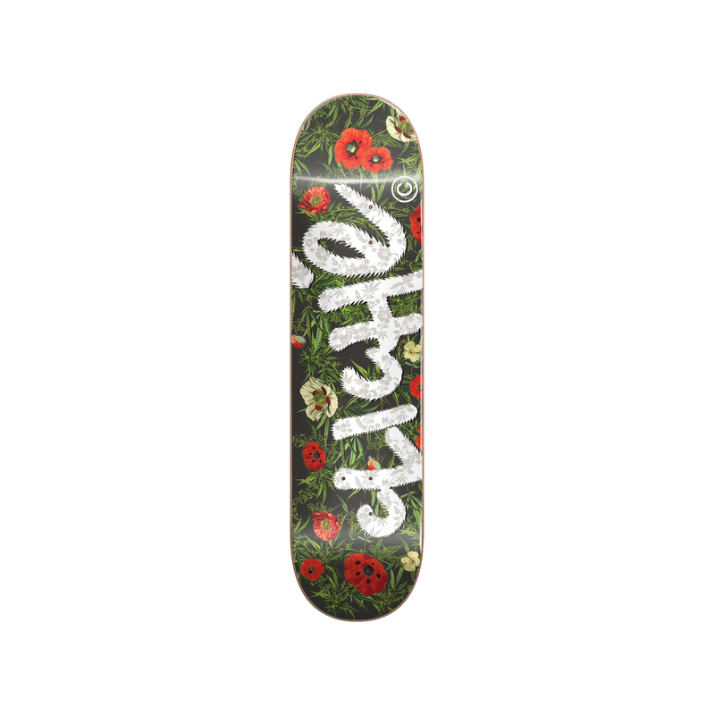 Botanical RHM Charcoal 8" CLICHé Skateboard Deck