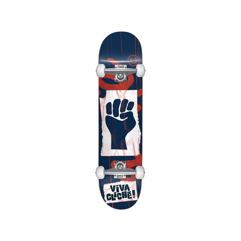 Viva Cliché Blue Red 7.75" CLICHé Complete Skateboard