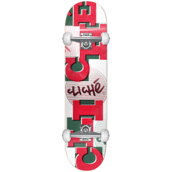 Skate Complet Uppercase Red White 7.875" CLICHé Skateboard