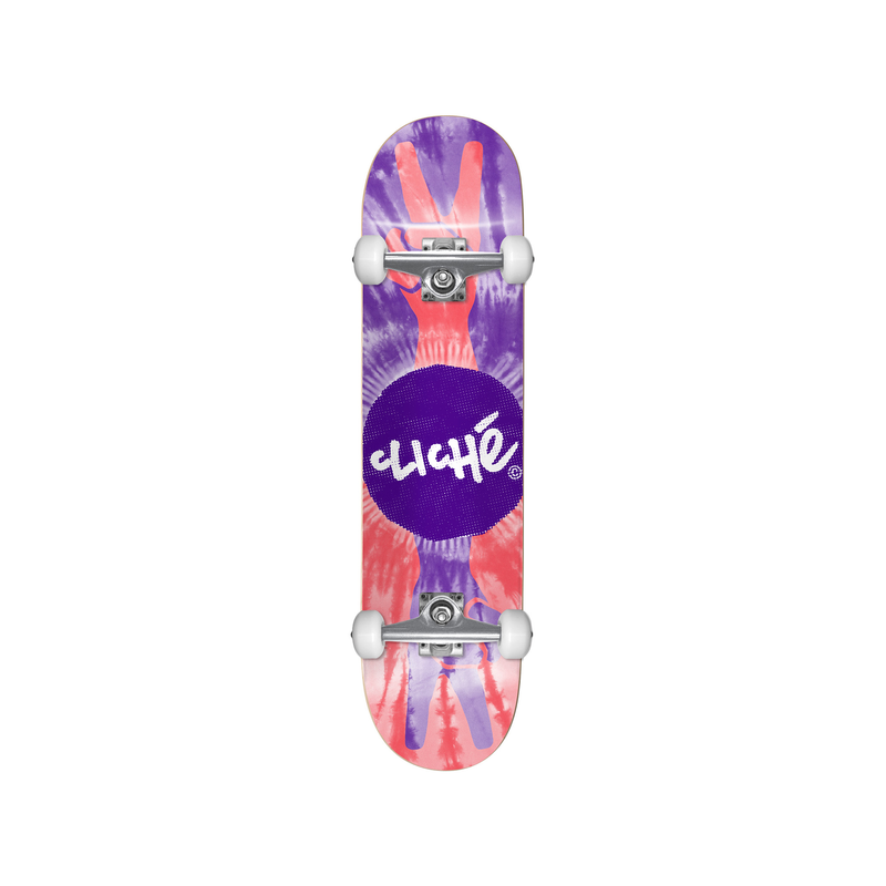 Skate Complet Peace Purple Red 8" CLICHé Skateboard