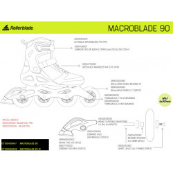 ROLLERBLADE Macroblade 90 W Fitness Skates