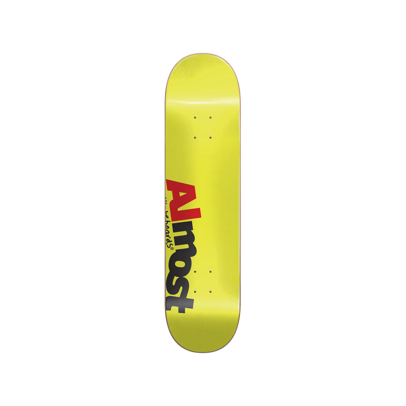 Most Hyb Yellow 8.5" ALMOST Skateboard Deck