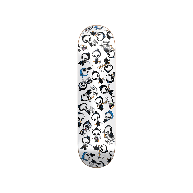 PP Reaper Wallpaper RHM White 7.75" BLIND Skateboard Deck