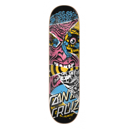 Skateboard Complet Santa Cruz Roskopp Dissect - Planche 8,5 X 32,2 Pouces, Noir, Neuf