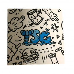 TSG sticker with drawings