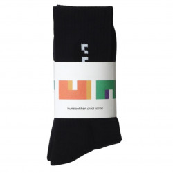 Set of 3 black socks from the Pixel Kunstsokken series