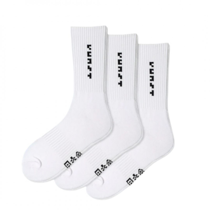 Lot de 3 chaussettes blanches de la série Pixel Kunstsokken