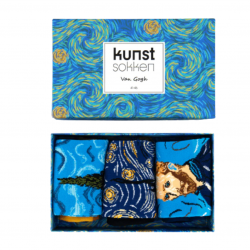 Coffret cadeau Van Gogh 3-Pack Kunstsokken