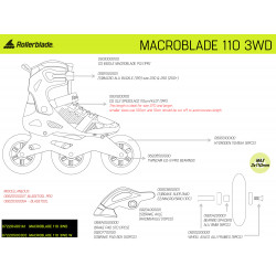 ROLLERBLADE Macroblade 110 3WD Fitness Skates
