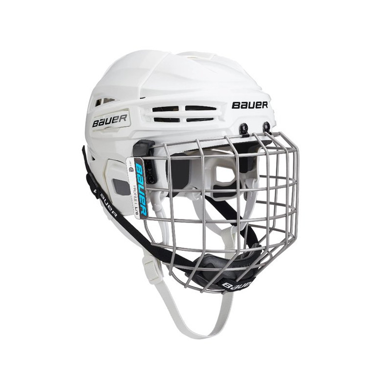BAUER IMS 5.0 Combo White Hockey Helmet
