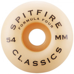 Roues F4 Classic Natural 54mm 97A SPITFIRE Wheels