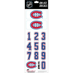 NHL Montreal Canadiens Decals White (Retro)