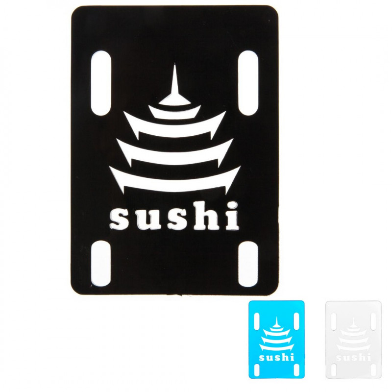 Pads Risers Pagoda Soft 1/8" SUSHI Skateboard