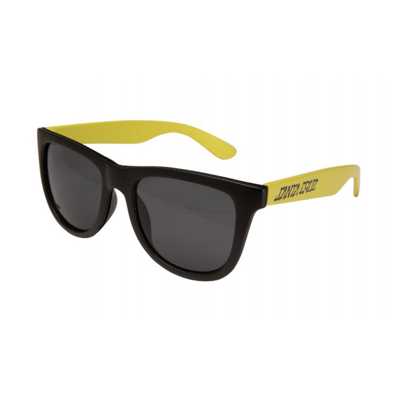 SANTA CRUZ Mako Strip Black Lime Sunglasses