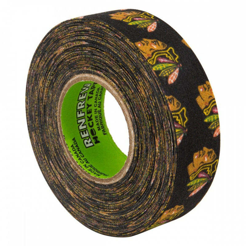 RENFREW hockey tape with Chicago Blackhawks NHL team colors