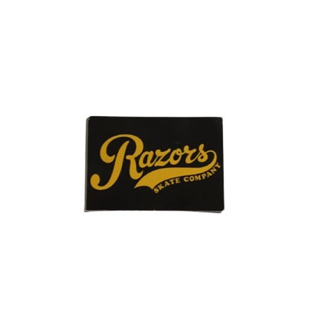 RAZORS Yellow Logo Sticker