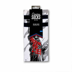 AMERICAN SOCKS Freedom is a lie Mi-High Socks