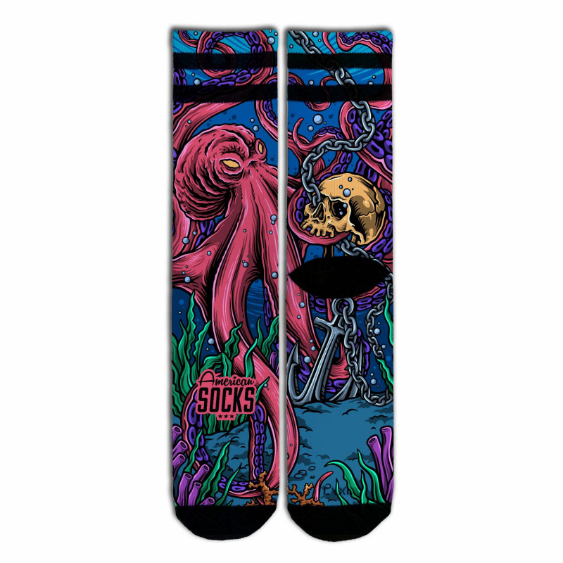 Chaussettes AMERICAN SOCKS Octopus Mi-Haute