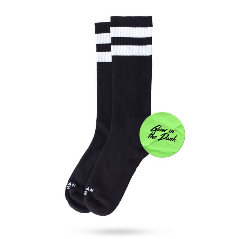 Chaussettes AMERICAN SOCKS Back in Black Mi-Haute