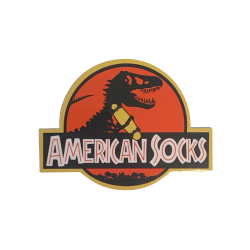 AMERICAN SOCKS Jurassic Socks Sticker
