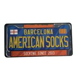 AMERICAN SOCKS Barcelona Plate Sticker
