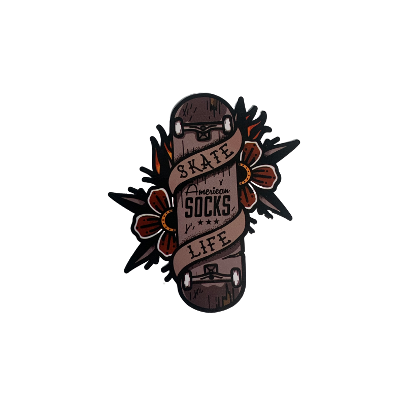 Sticker AMERICAN SOCKS Skate Life